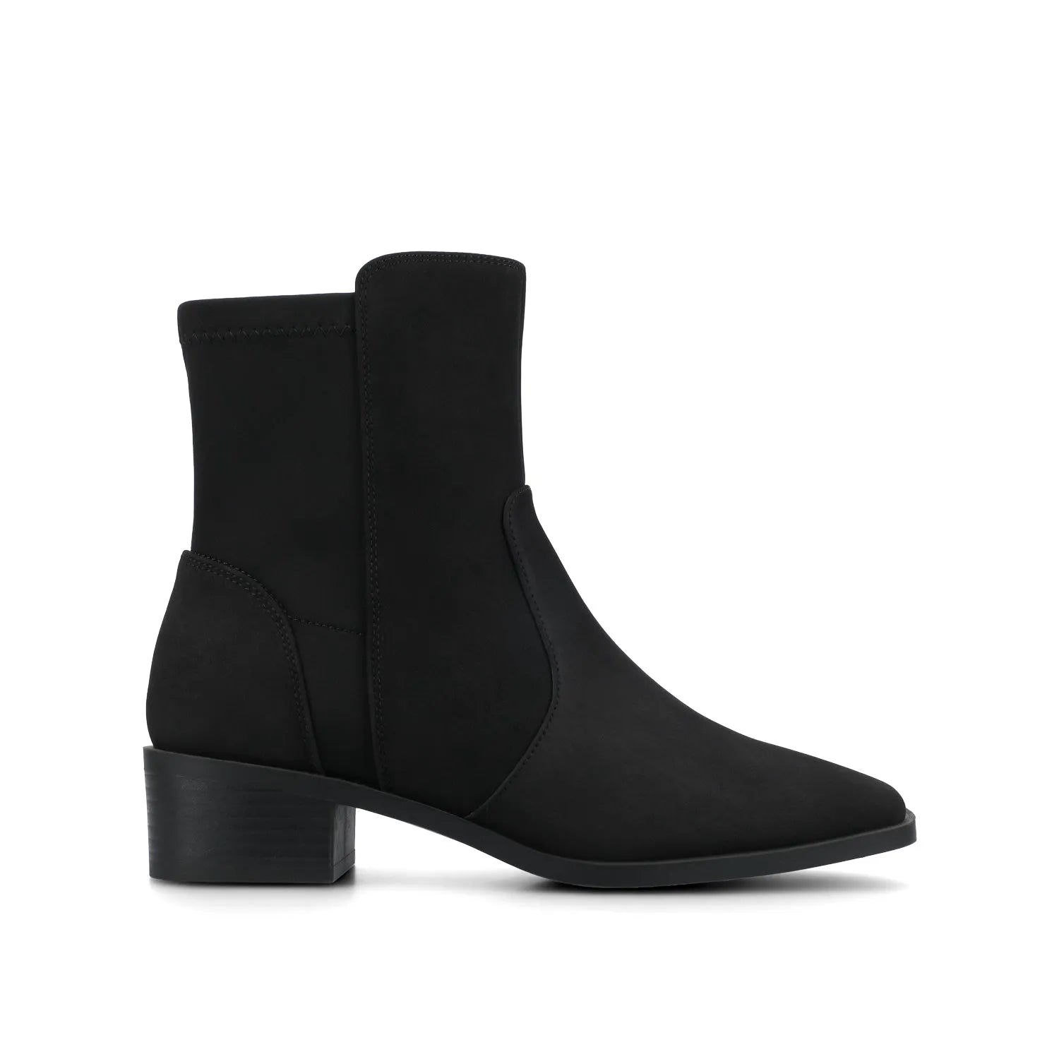 RENNA Chelsea Boots in Wide - Black Suede
