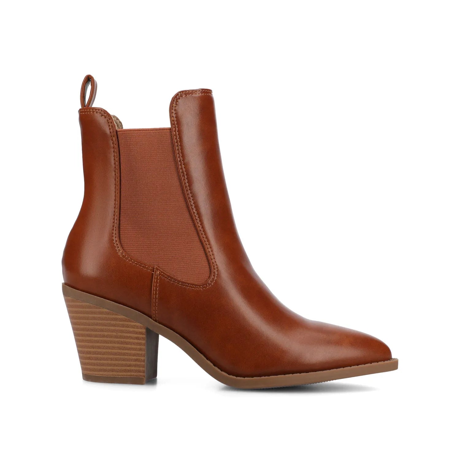Rosemary Western Chelsea Booties in Cognac
