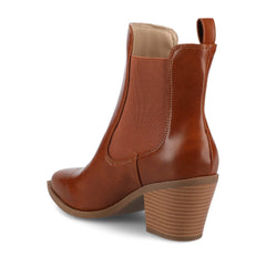 Rosemary Western Chelsea Booties in Cognac