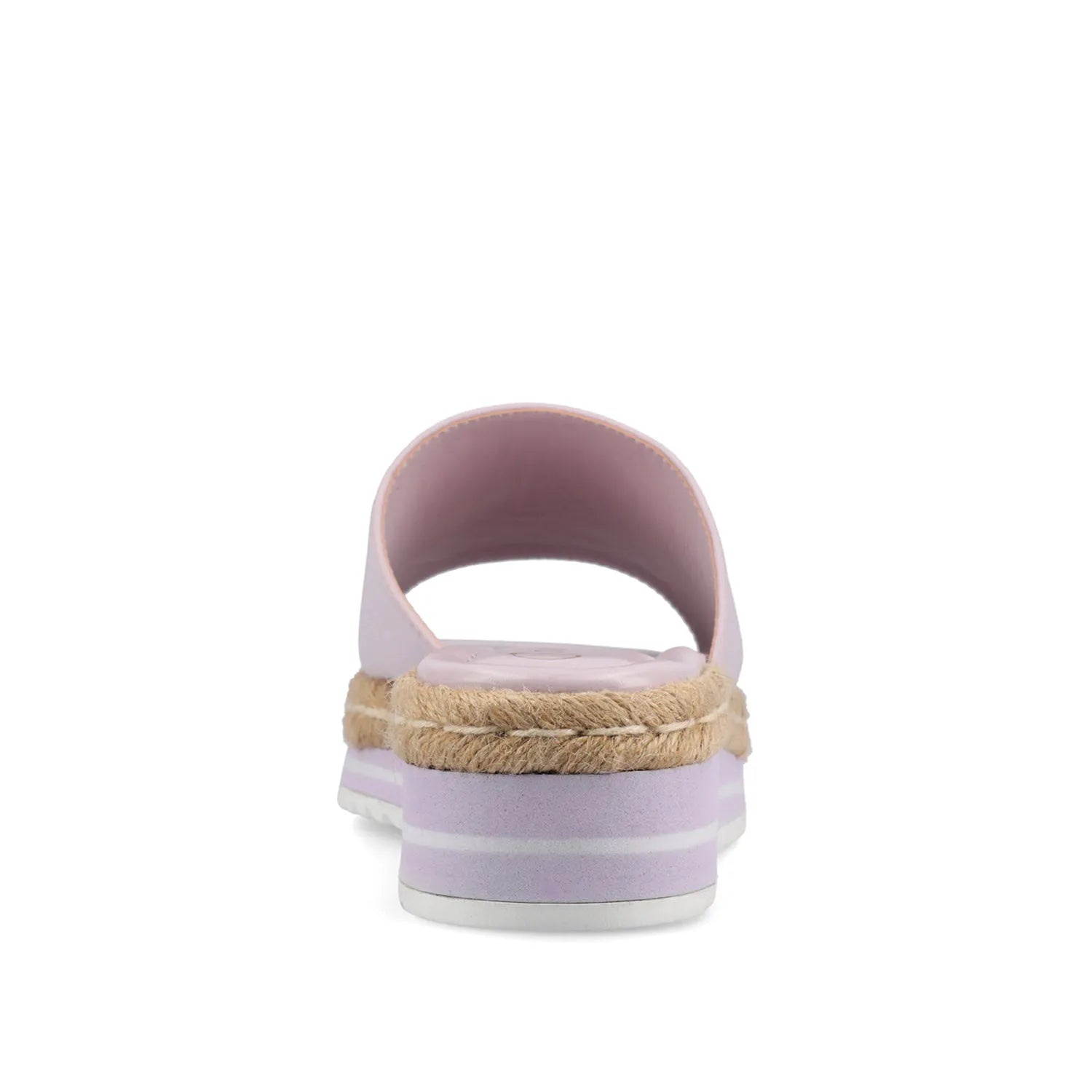ROSEY Espadrille Wedge Heel Sandals in Statement Wide - Lilac