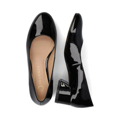 SAAR II Low Pump Heels in Patent - Black Patent