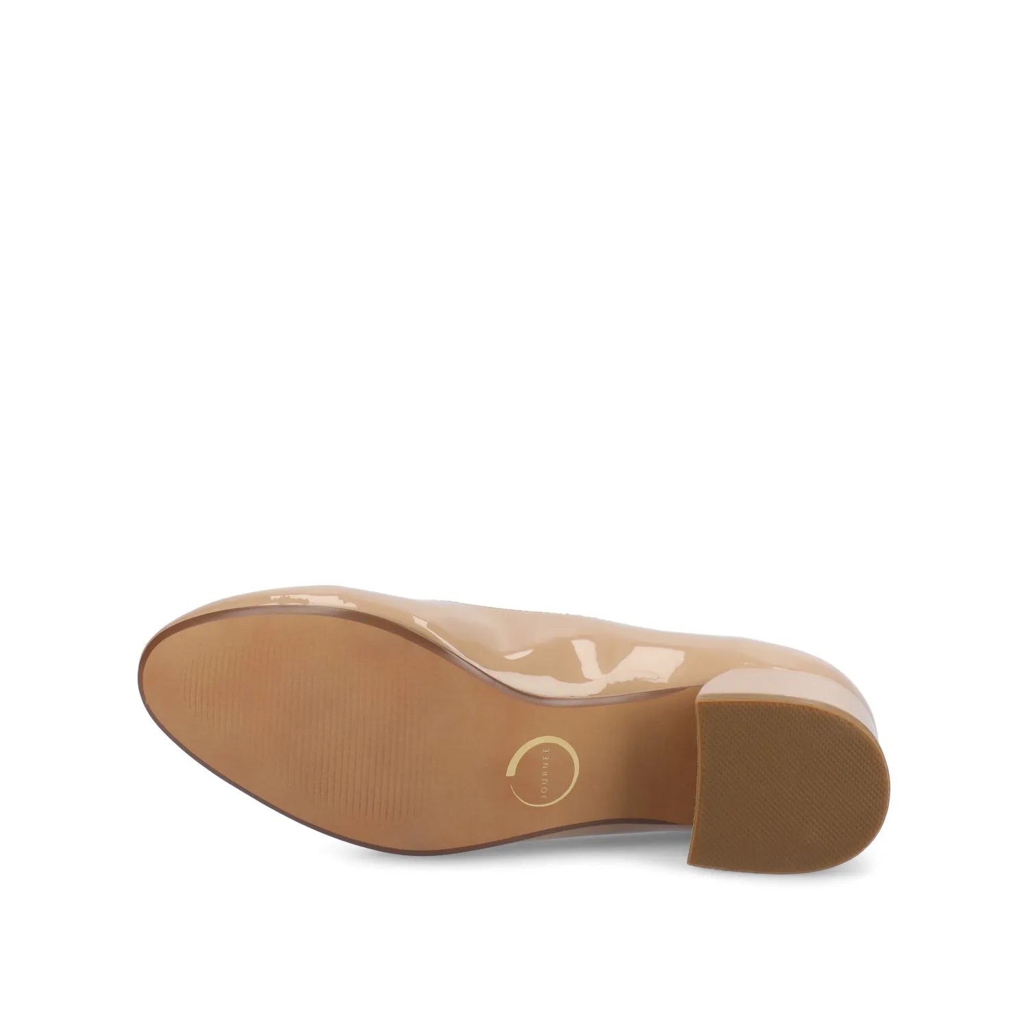 SAAR II Patent Pump Heels in Wide - Nude Patent
