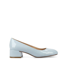 SAAR II Patent Pump Heels in Wide - Blue