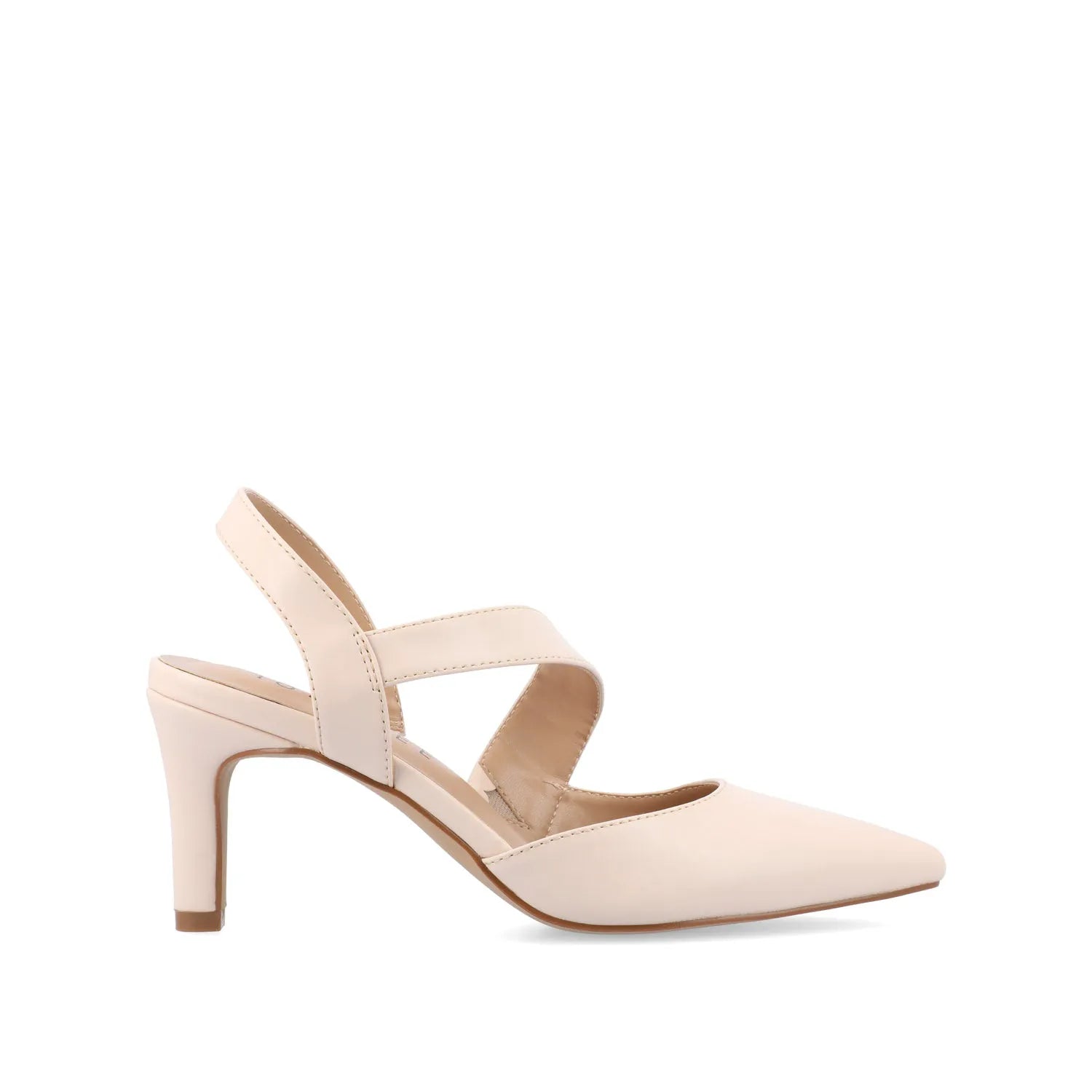 Scarlett Stiletto Heels in Patent - Beige