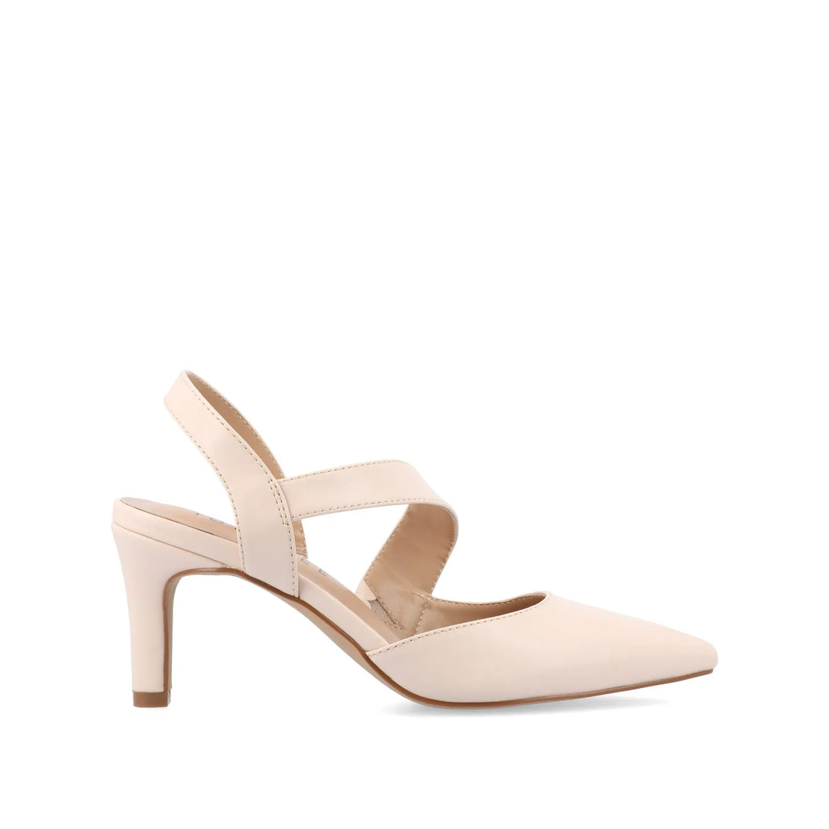 Scarlett Stiletto Heels in Patent - Beige
