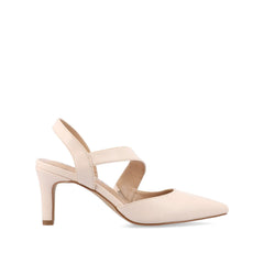 Scarlett Stiletto Heels in Patent - Beige