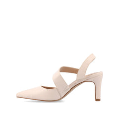 Scarlett Stiletto Heels in Patent - Beige