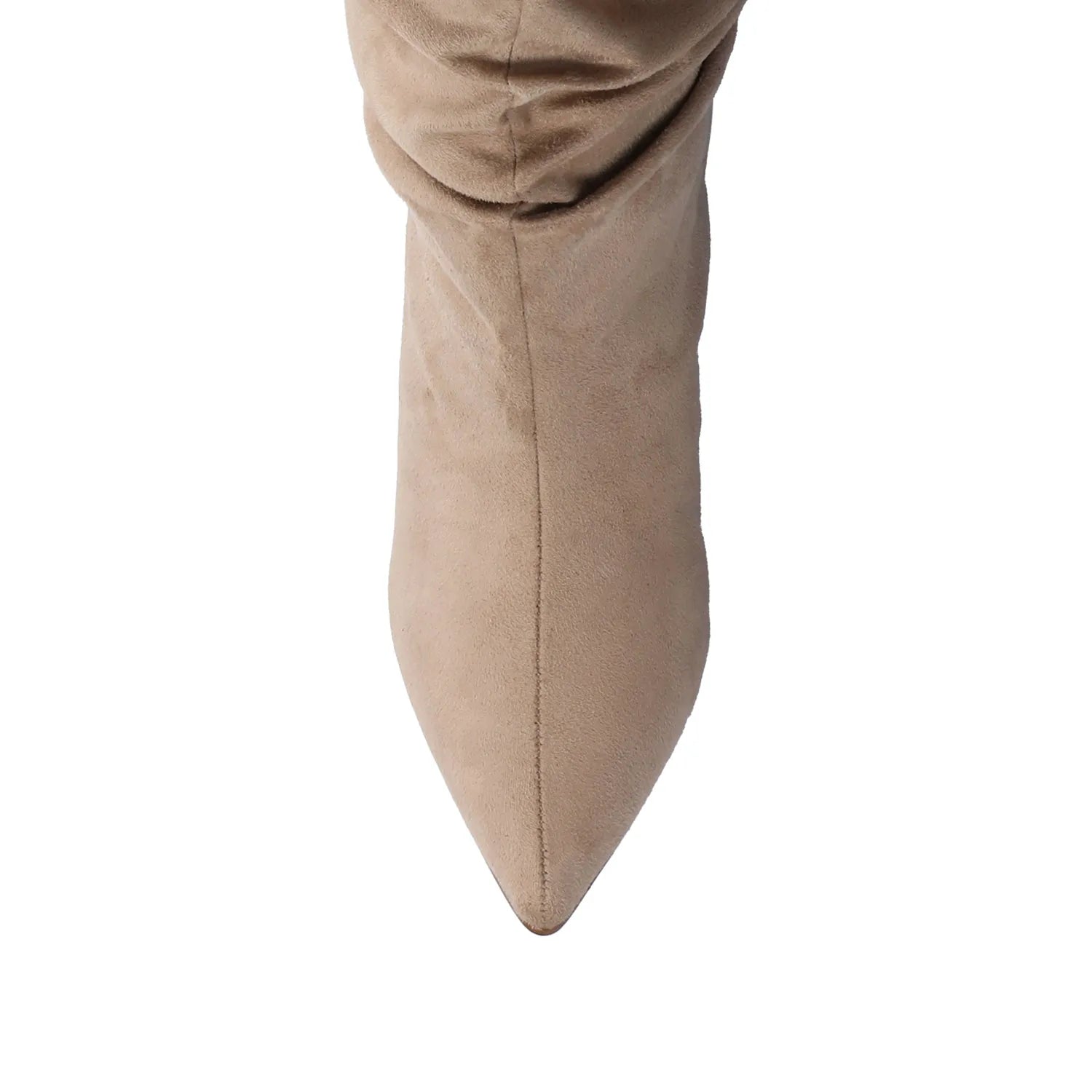 Sonnet Slouchy Boots in Extra Wide Calf - Taupe