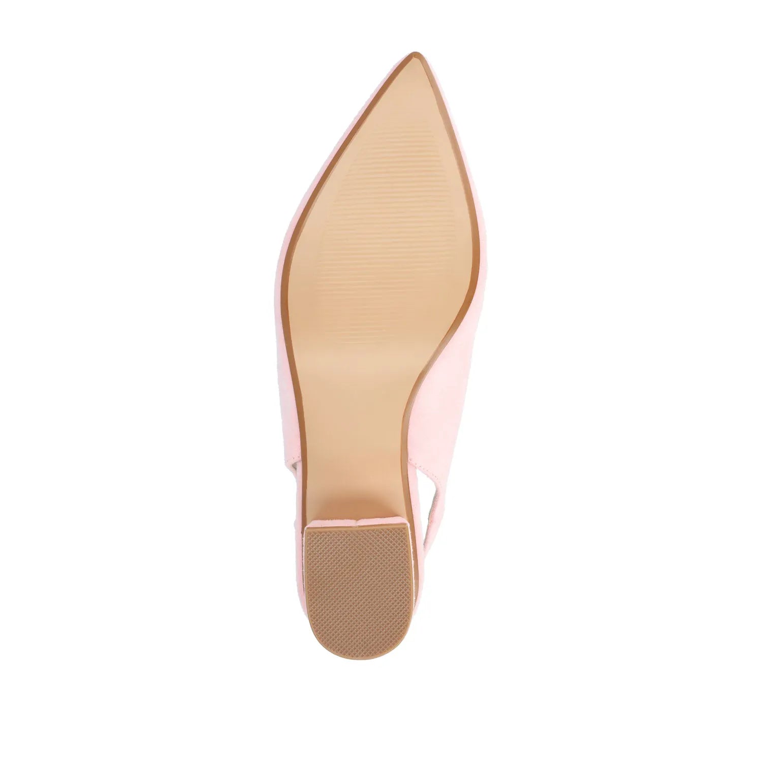 Sylvia Low Block Heels in Wide - Pink