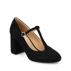 Talani Black Suede Dress Pumps