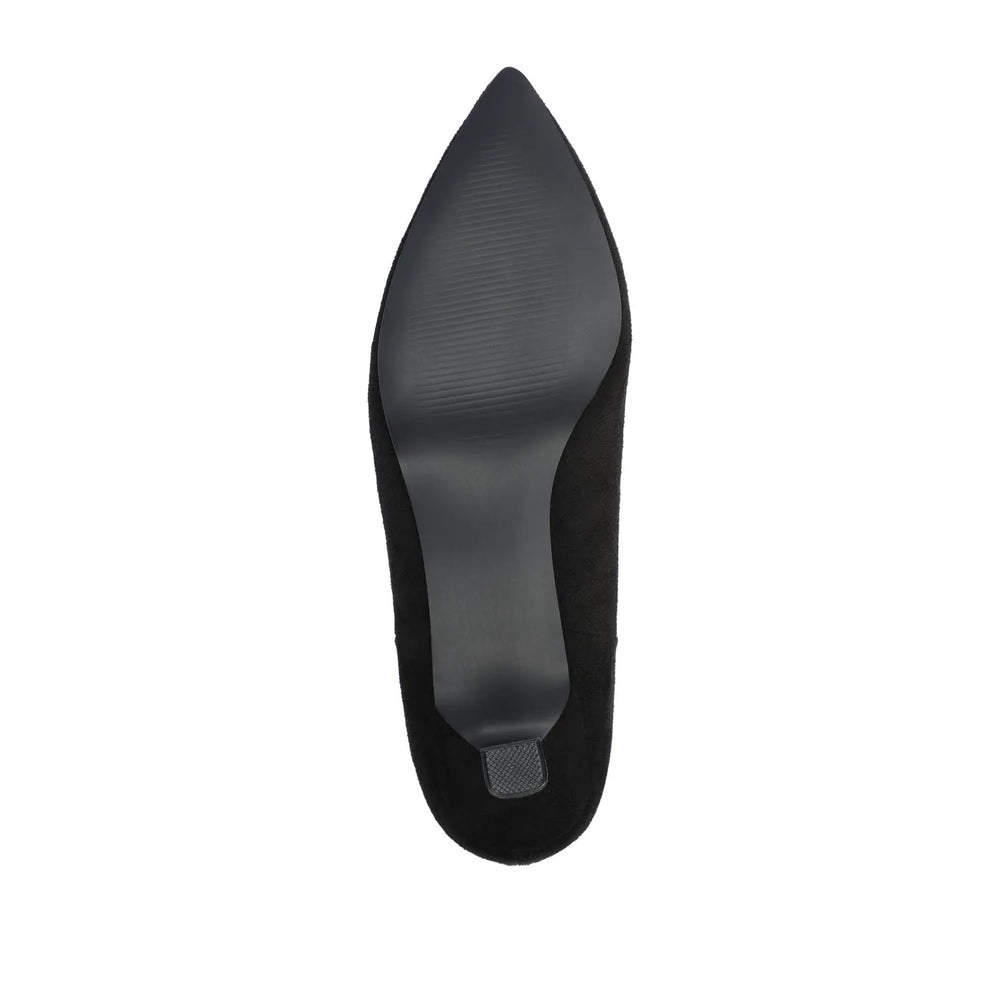Black Faux Suede