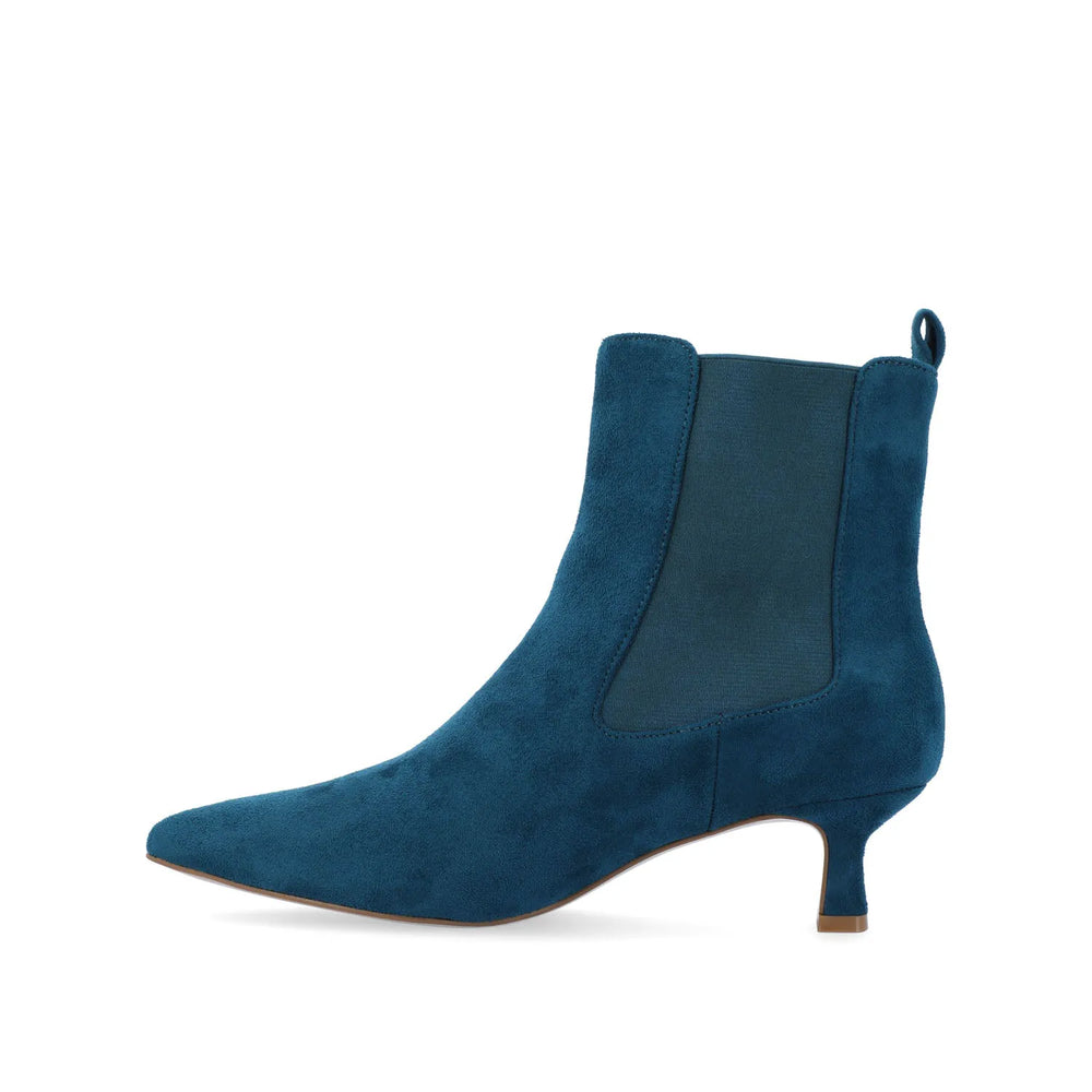 Blue Faux Suede