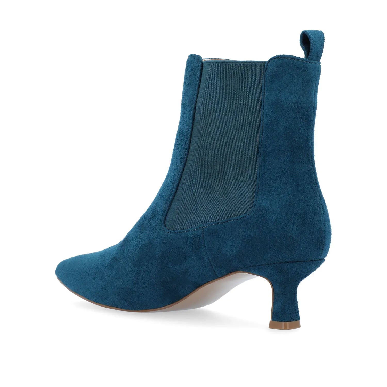 Blue Faux Suede