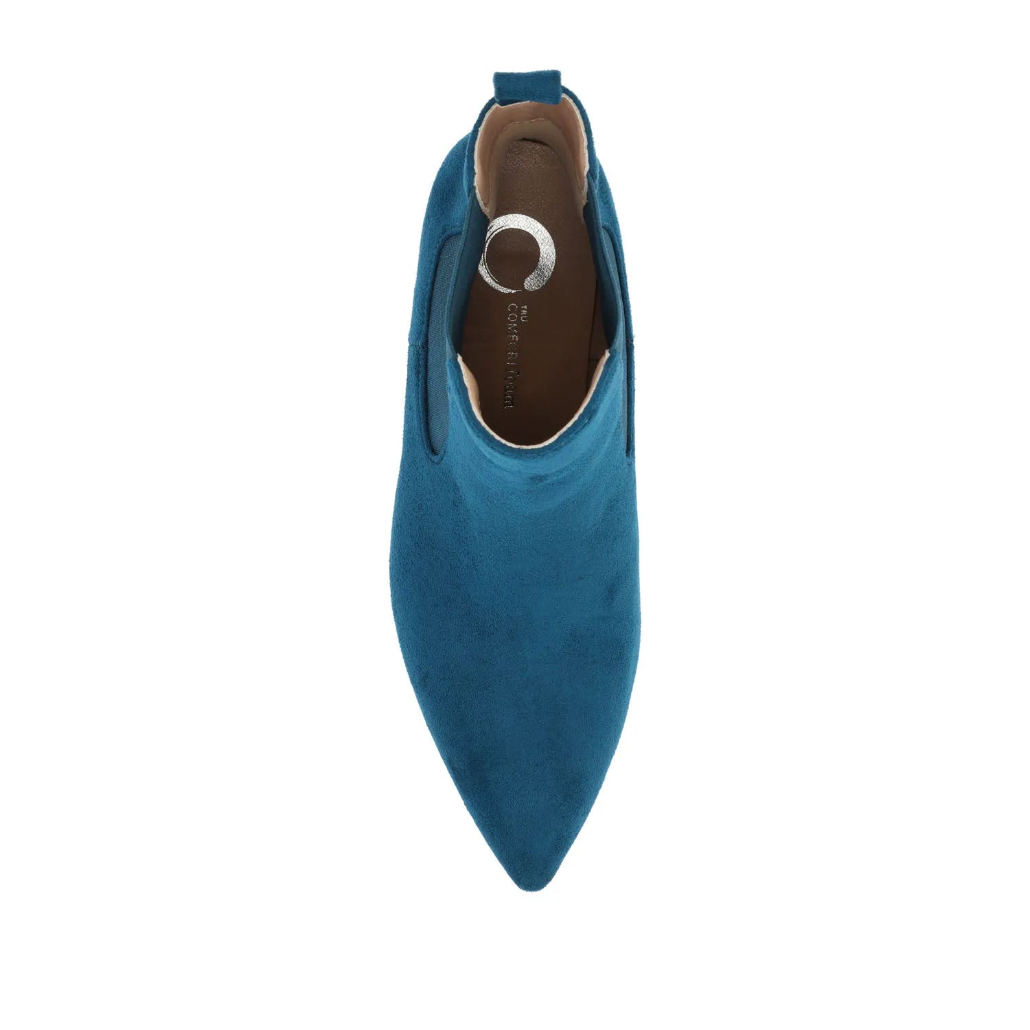 Blue Faux Suede