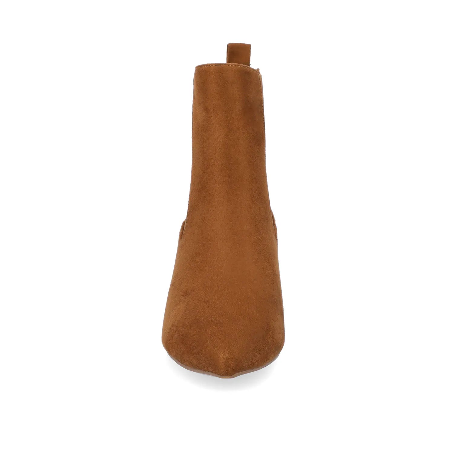 TENLEE Chelsea Booties in Wide Width - Tan Faux Suede