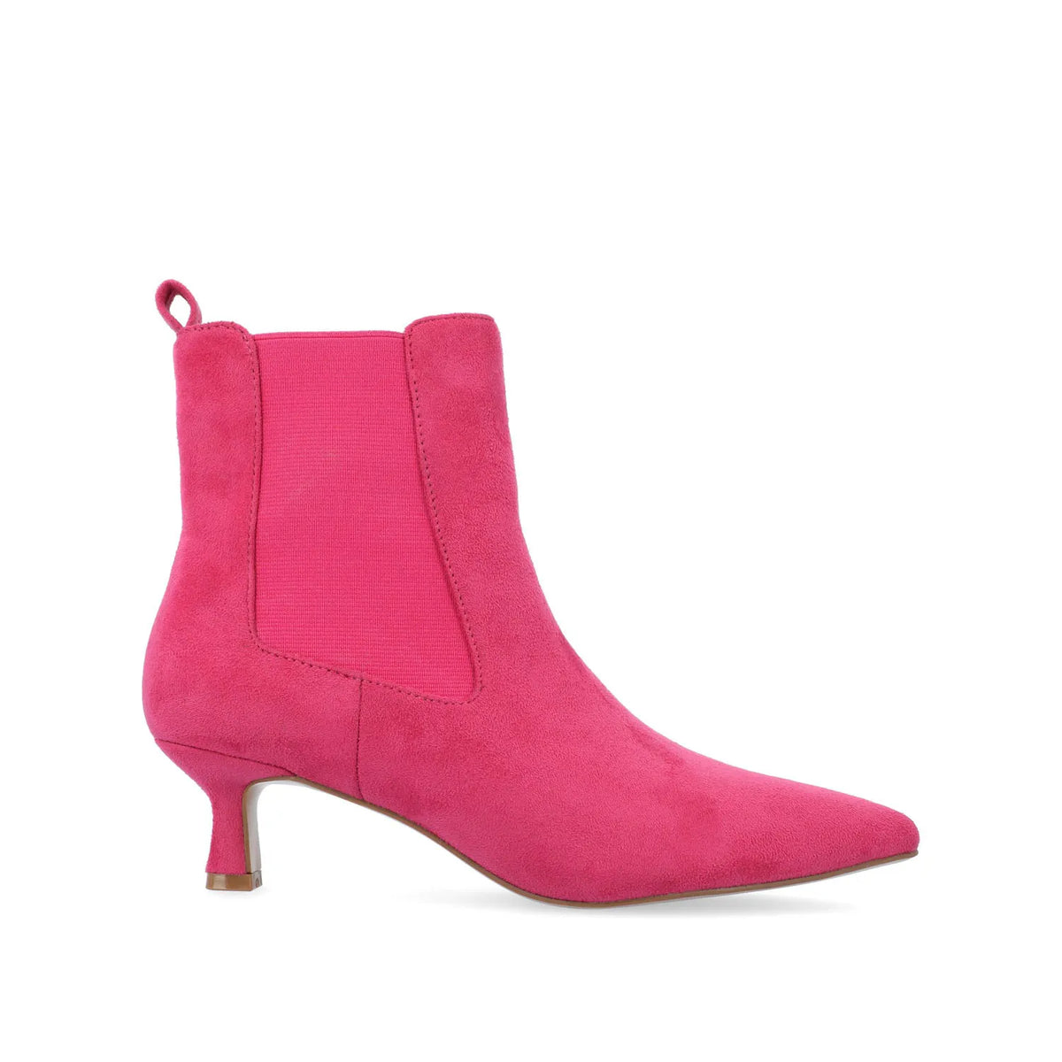 Pink  Faux Suede