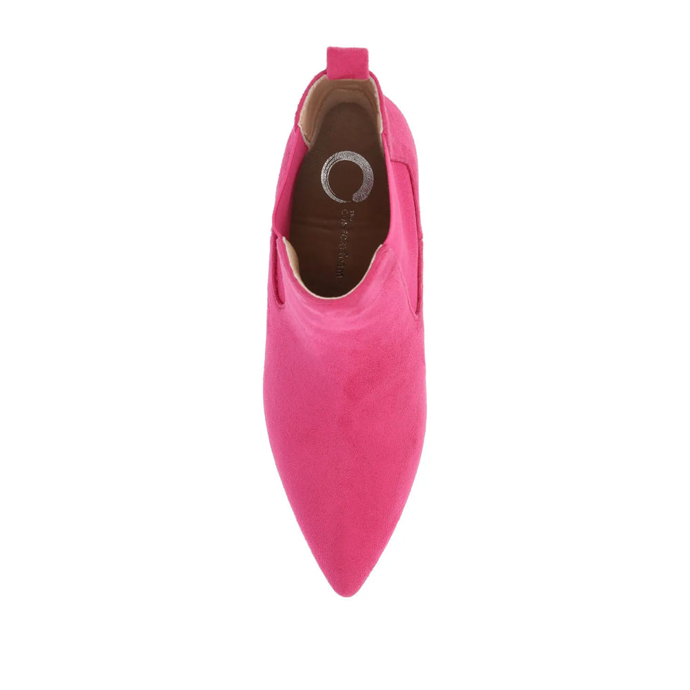 Pink  Faux Suede