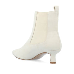 Ivory Faux Suede