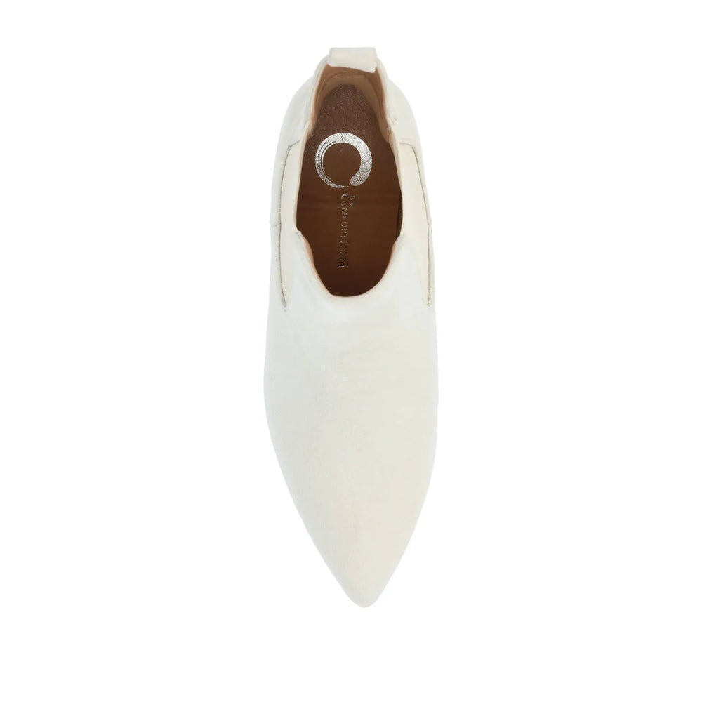 Ivory Faux Suede