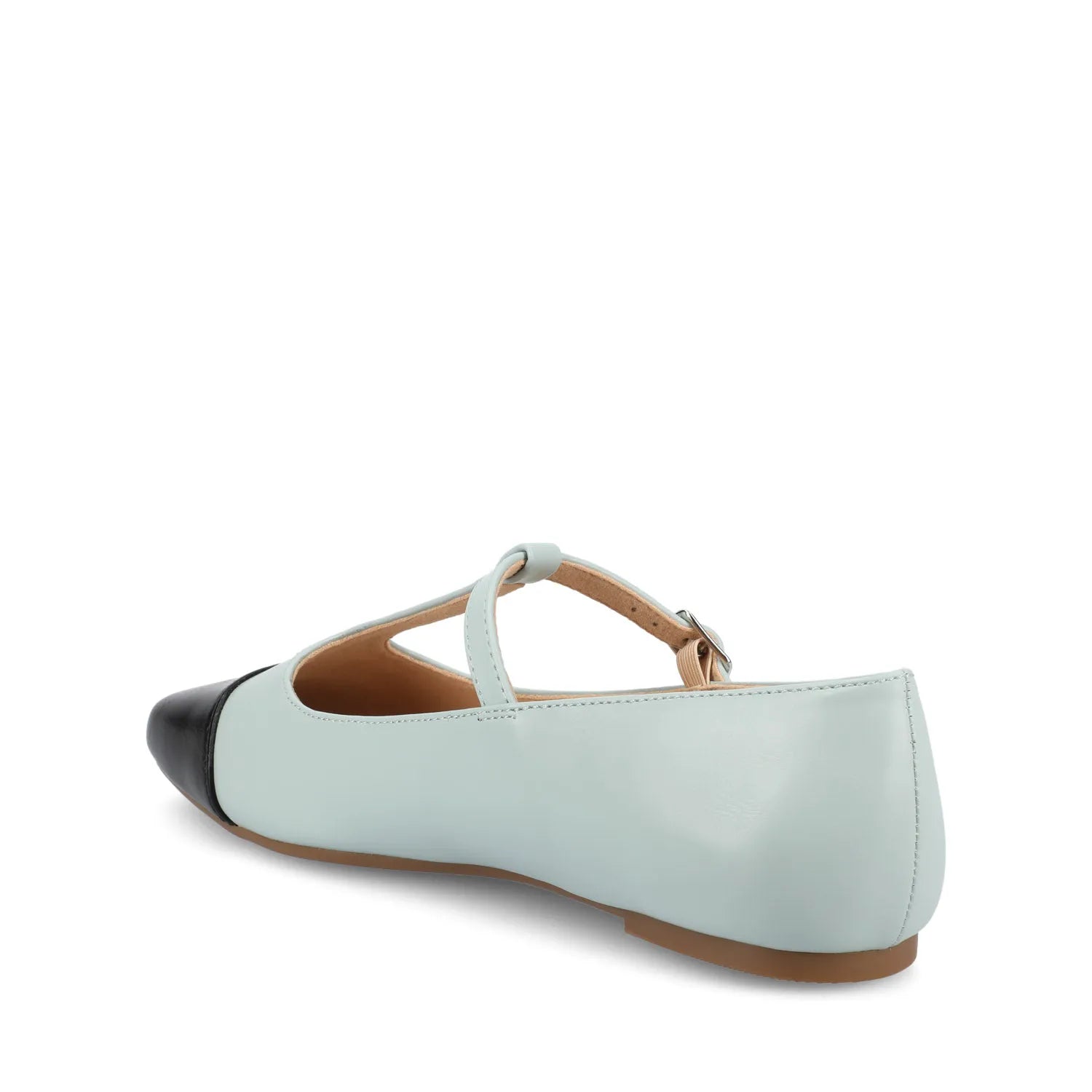 THEAH T-Strap Ballet Flats - Light Blue