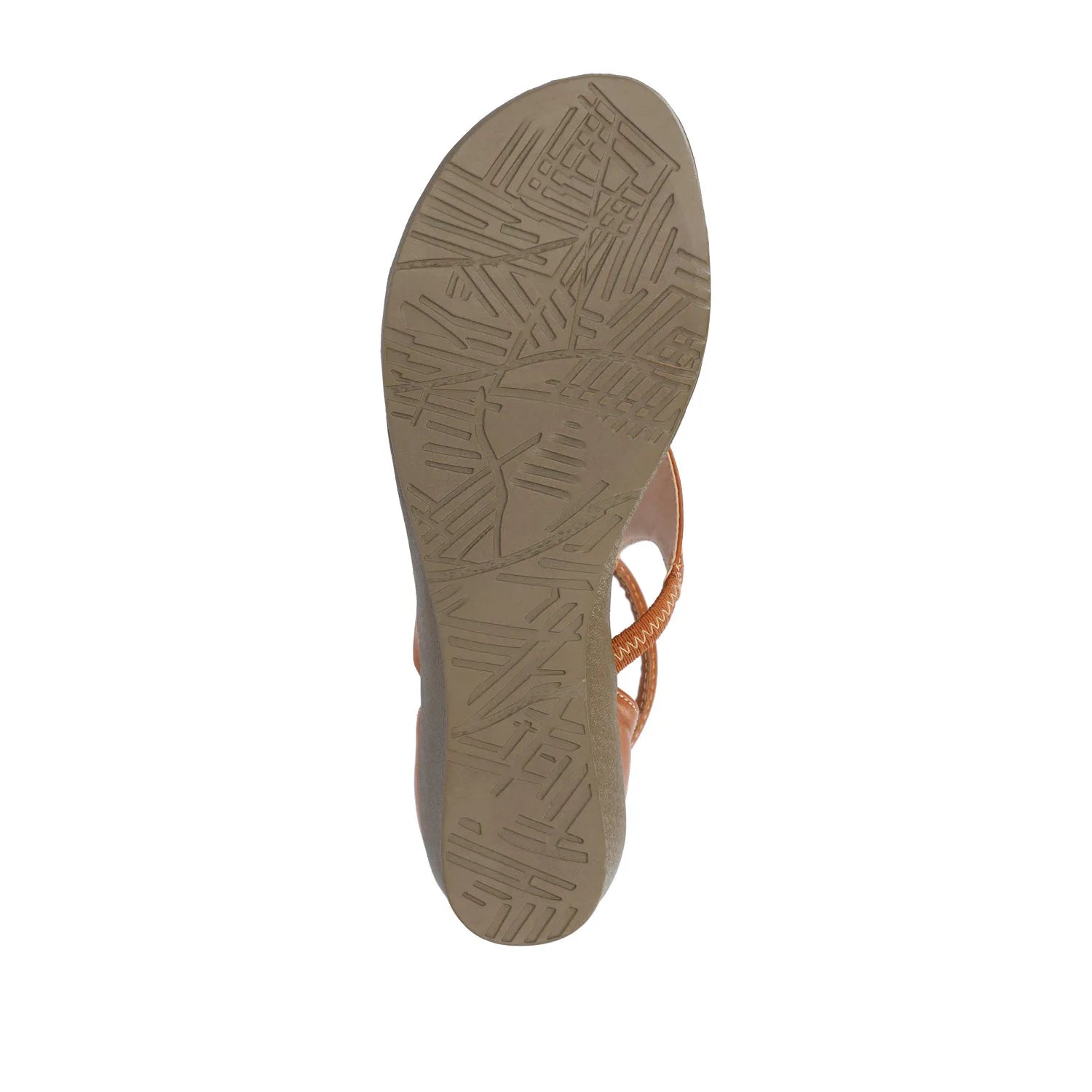 TRAYLE Vegan Leather Gladiator Sandals - Tan