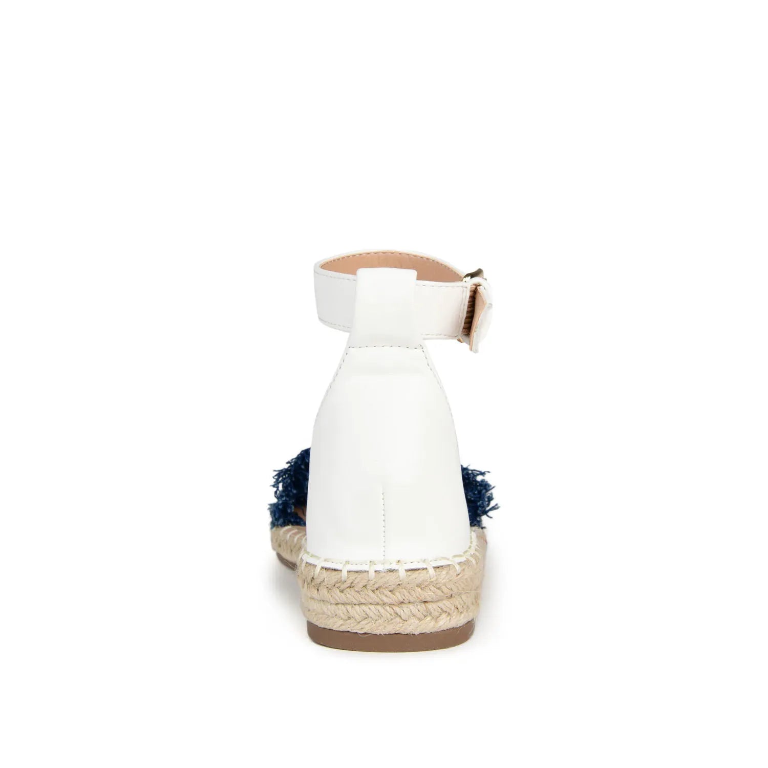 Tristeen Espadrille Sandals in Dark Denim Fabric