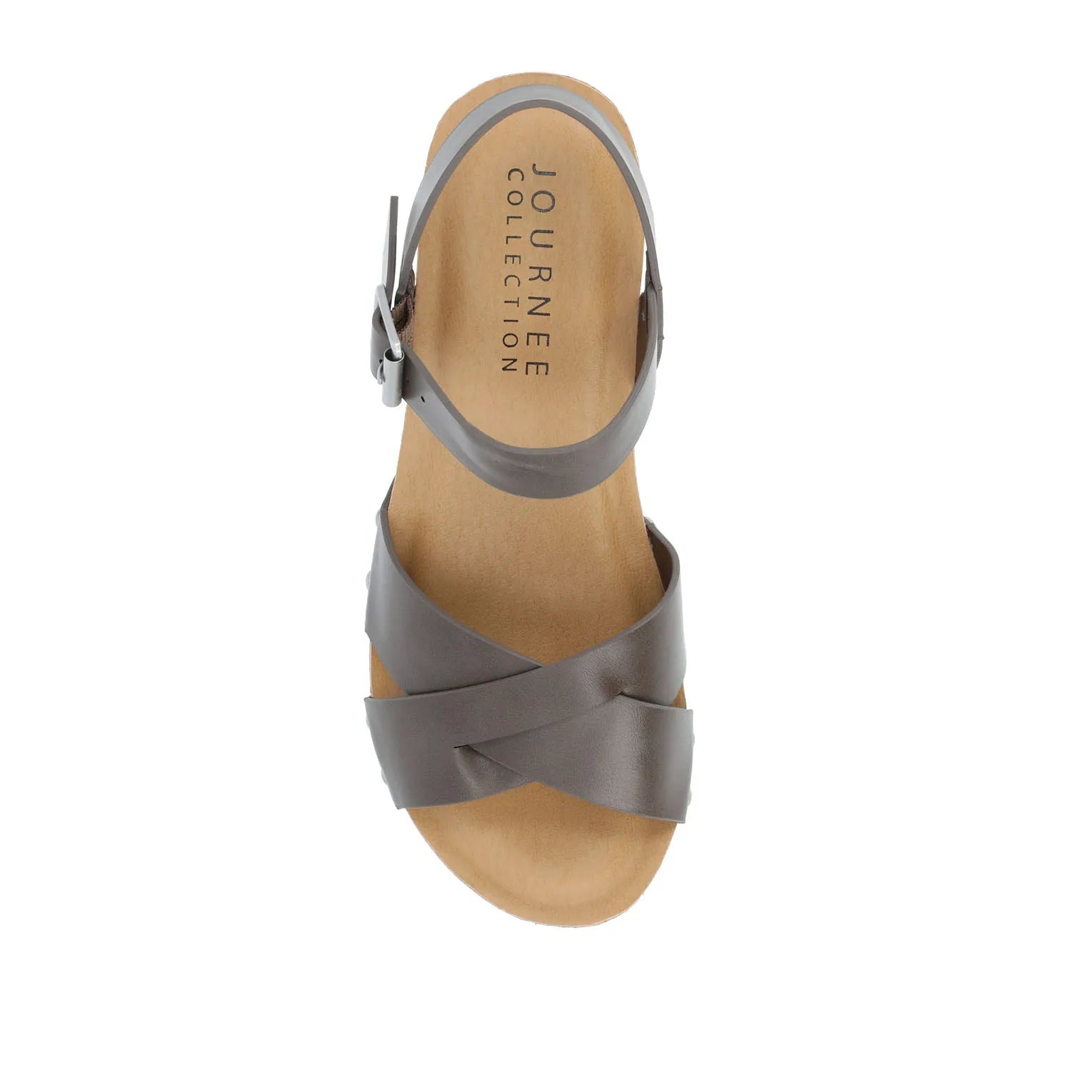 Valentina Heeled Sandals in Vegan Leather - Brown