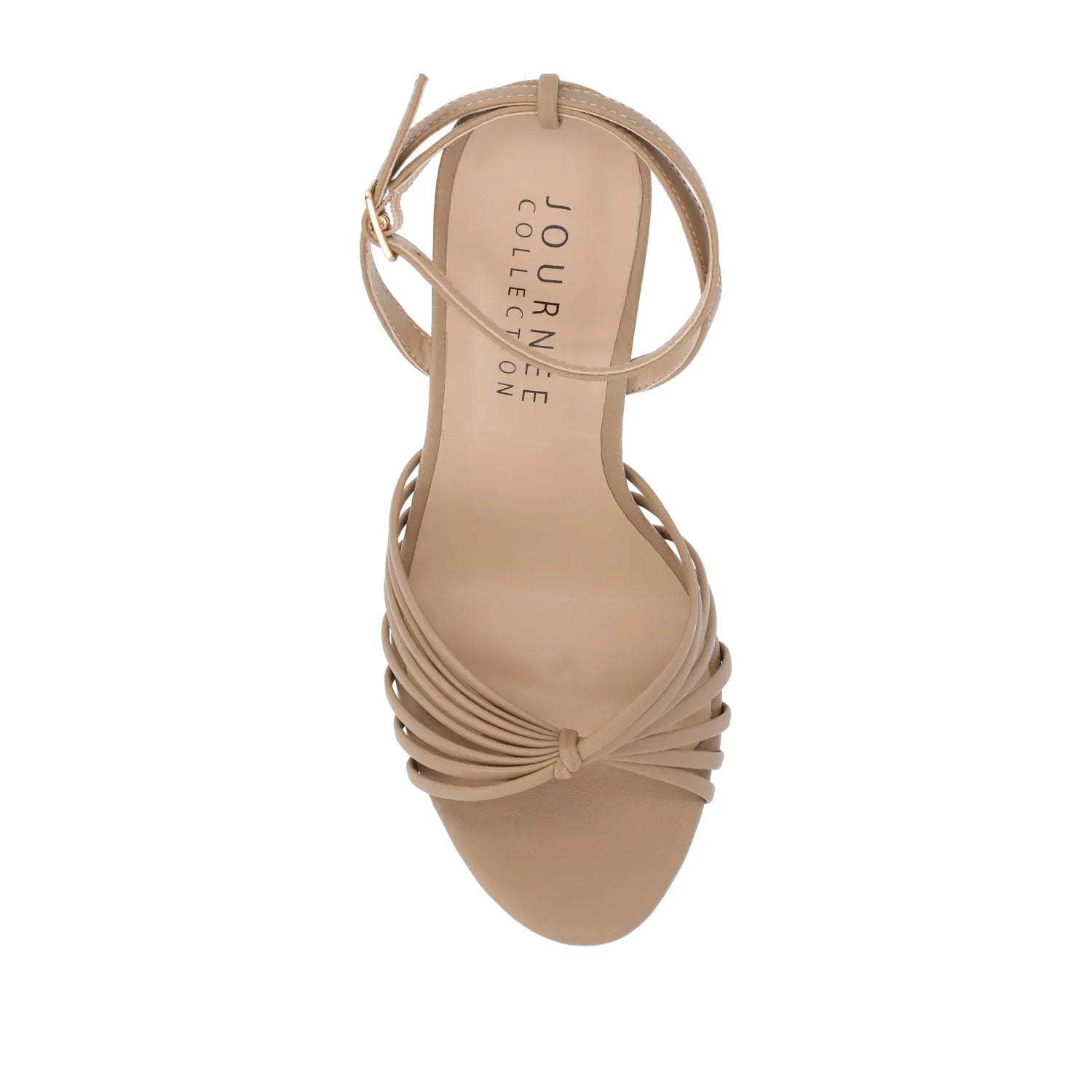 Vanita Taupe Vegan Leather Stiletto Heels