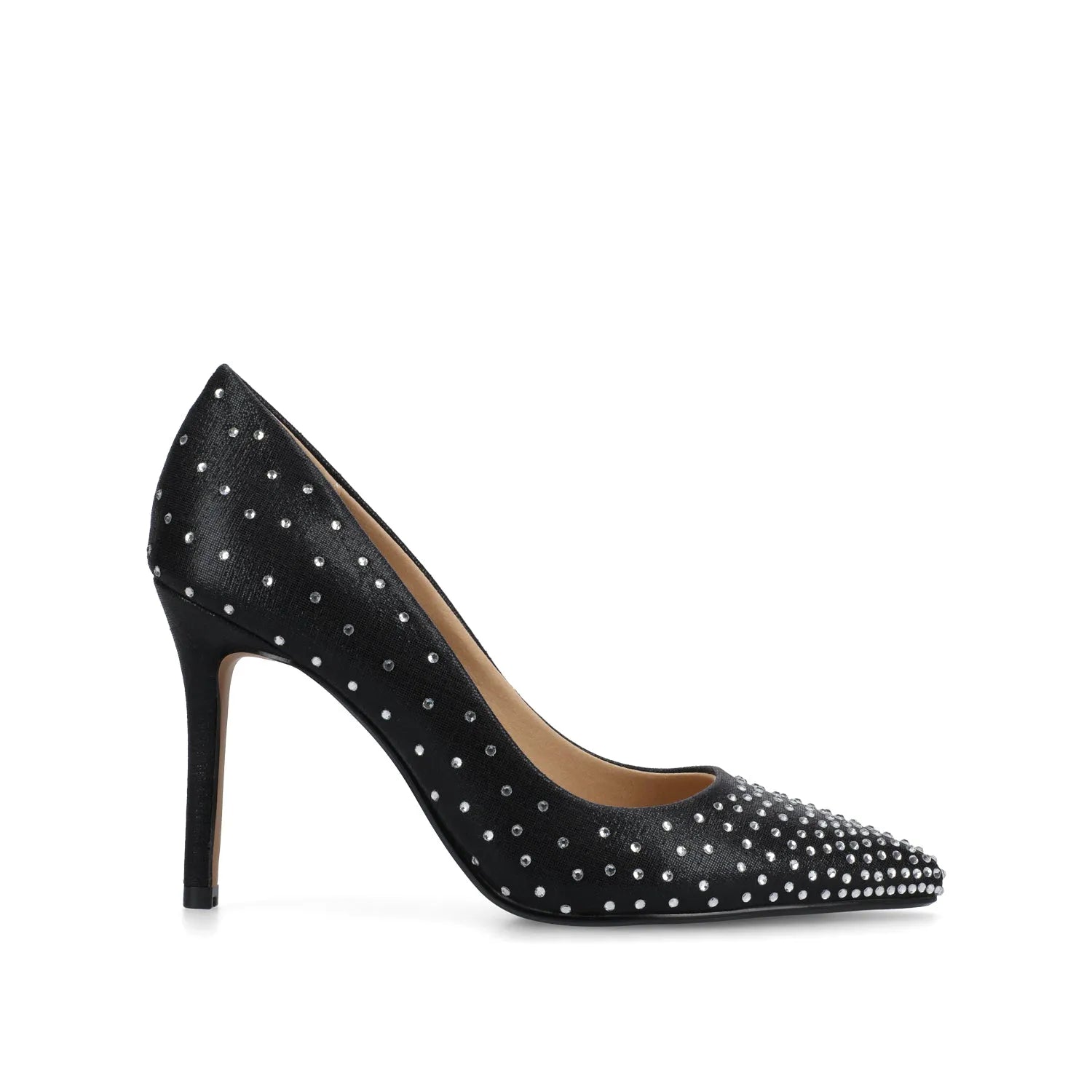 Venus Statement Stiletto Dress Pump Heels - Black