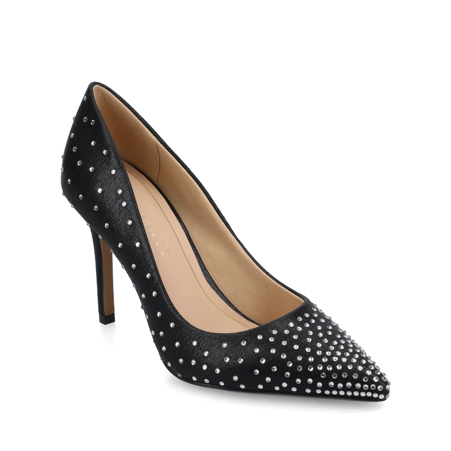 Venus Statement Stiletto Dress Pump Heels - Black