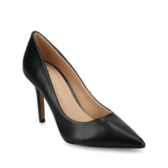 VENUS Stiletto Dress Pump Heels - Black PU