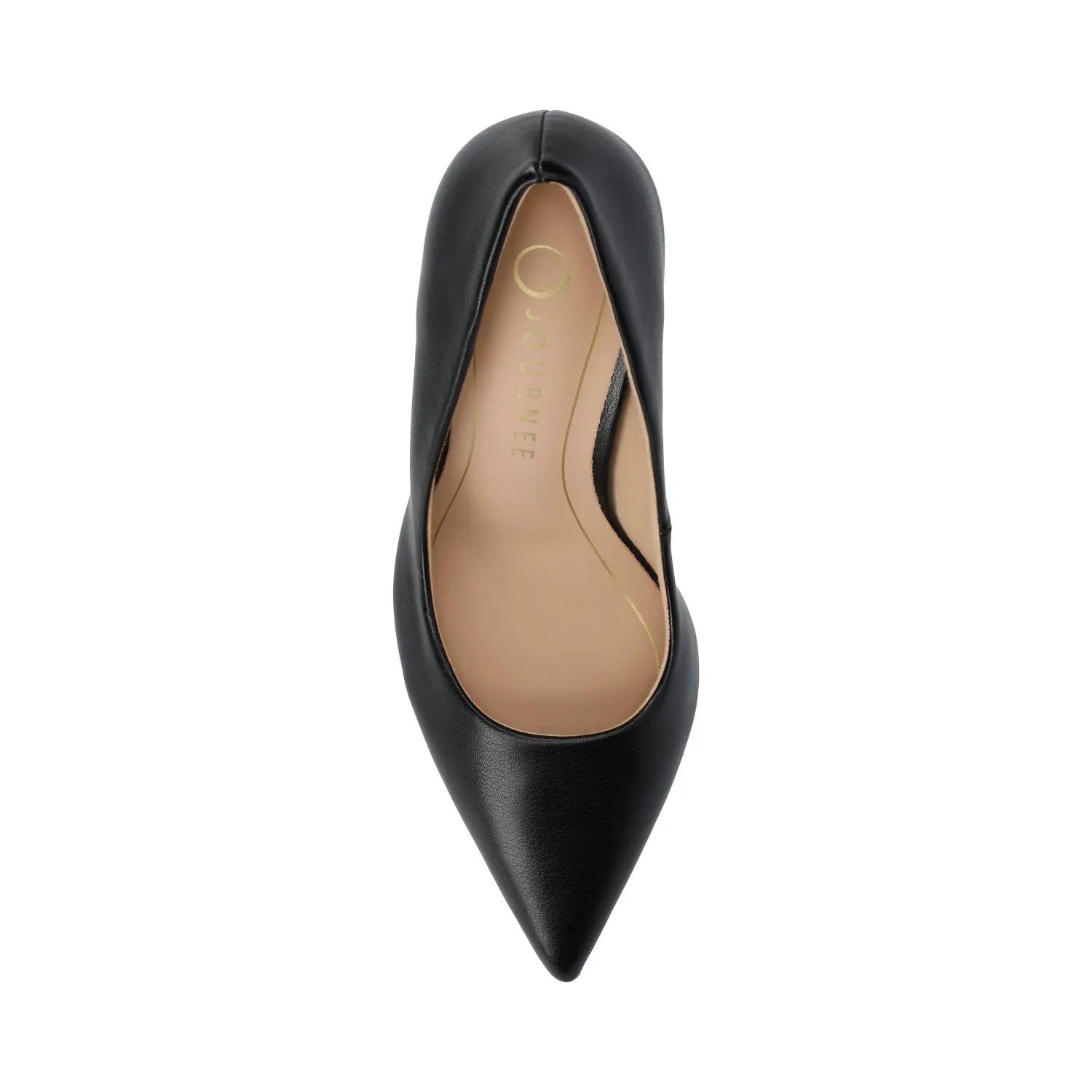 VENUS Stiletto Dress Pump Heels - Black PU