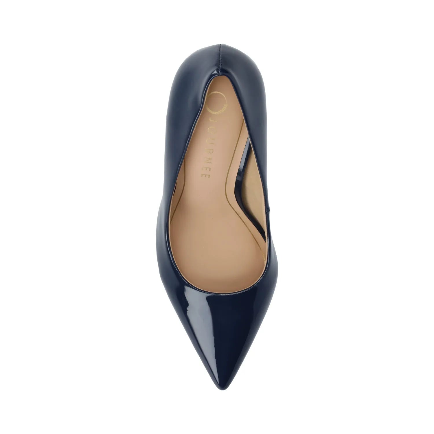 Venus Stiletto Dress Pump Heels in Patent Navy