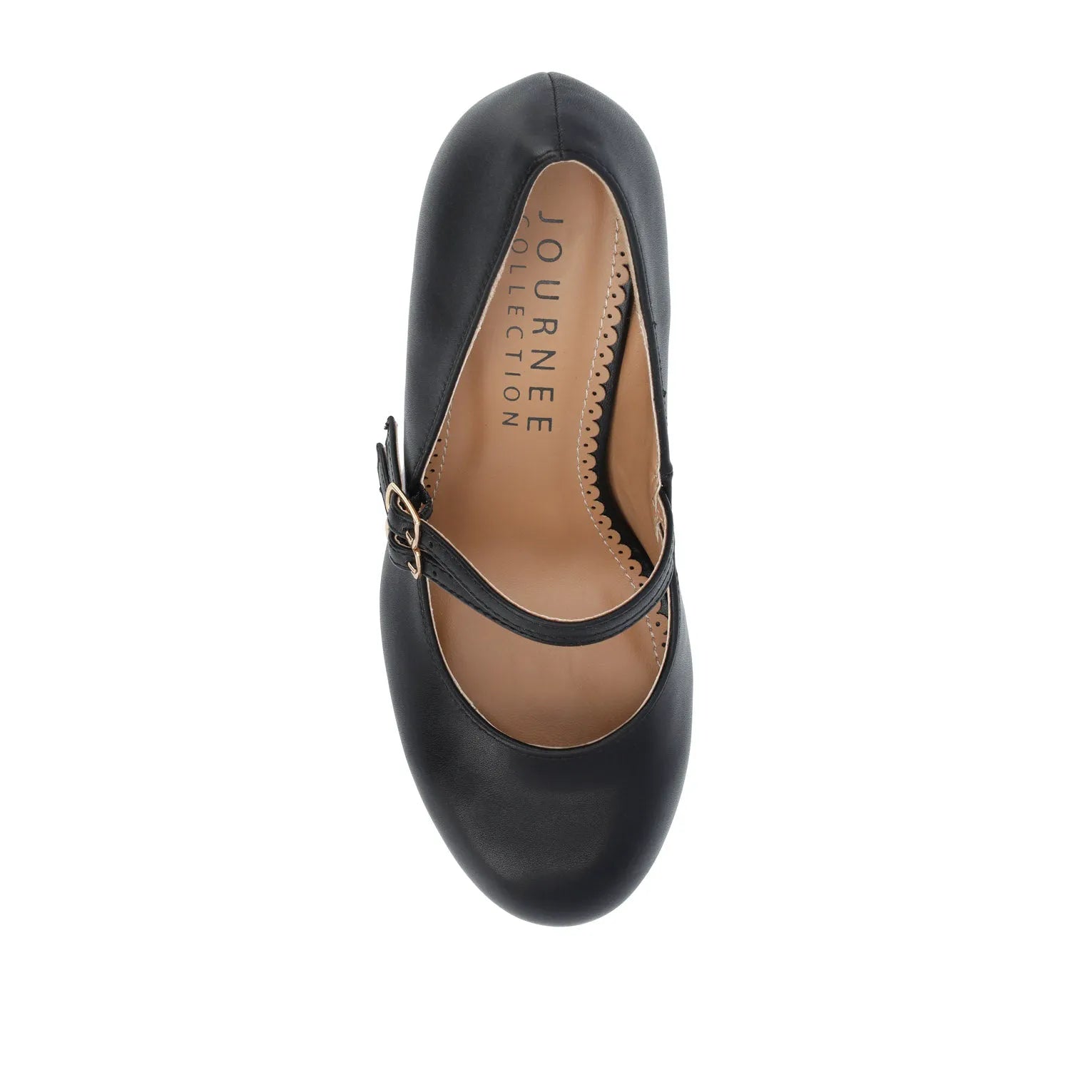 Windy Croco Mary Jane Pump Heels in Narrow - Black
