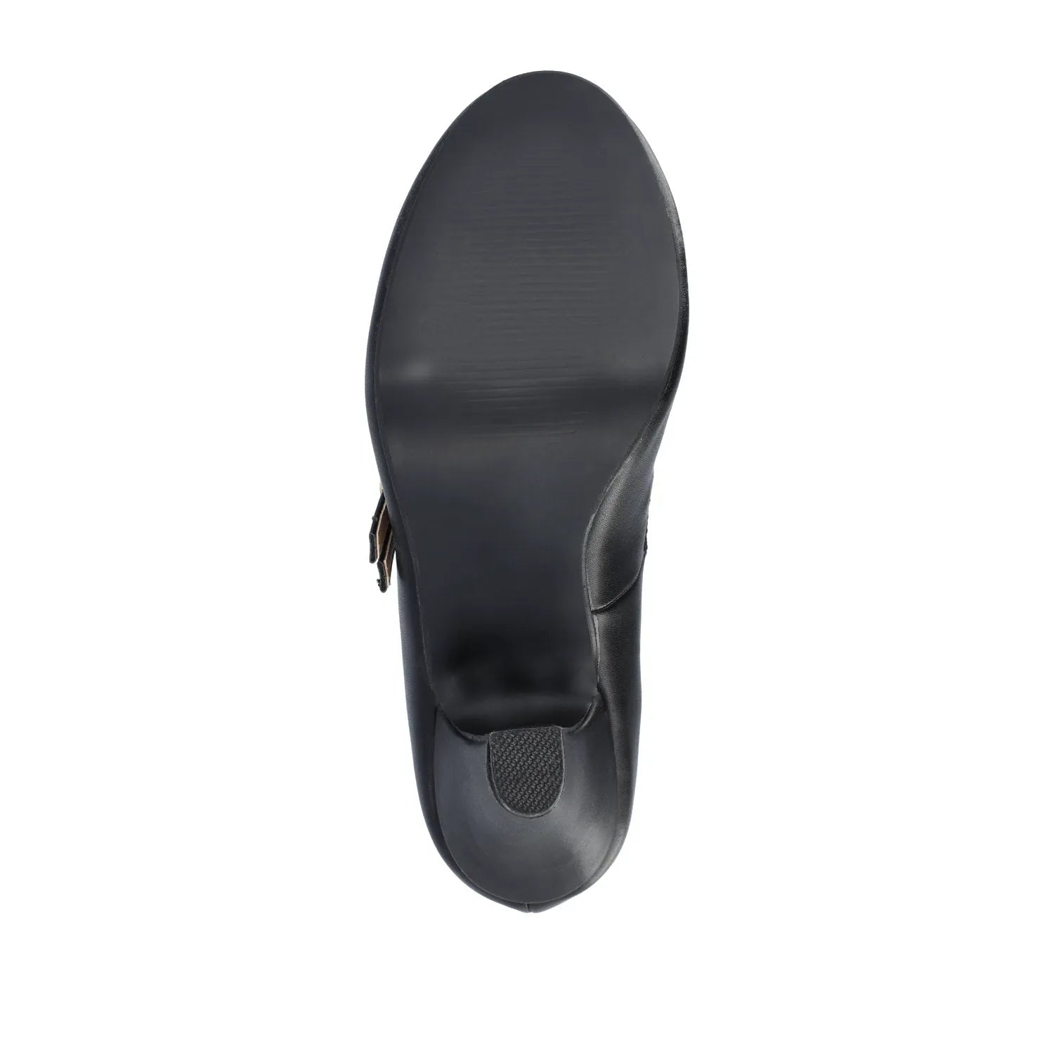 Windy Mary Jane Pump Heels in Croco - Black