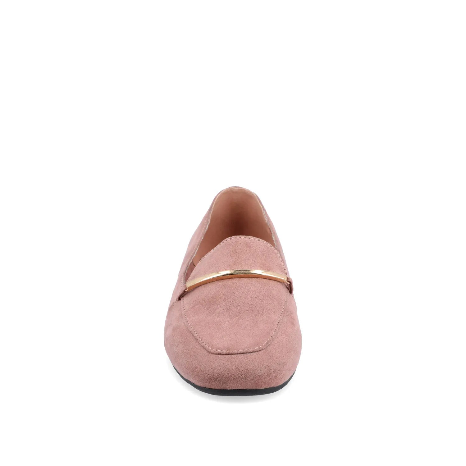 Wrenn Loafer Flats in Rose Faux Suede