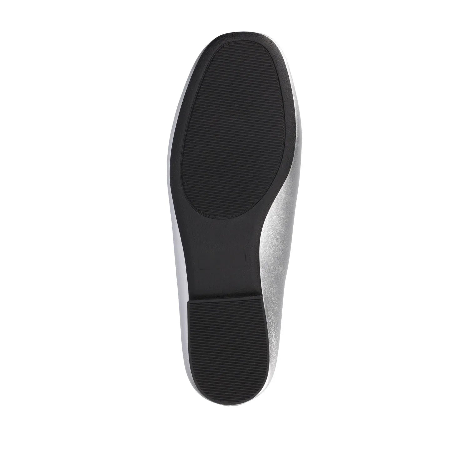 Wrenn Loafer Flats in Vegan Leather - Silver